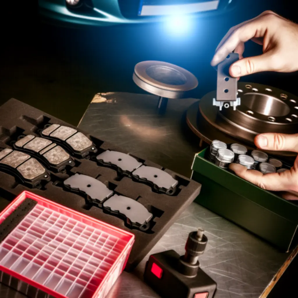 Klocki hamulcowe i zestaw serwisowy do układu hamulcowego