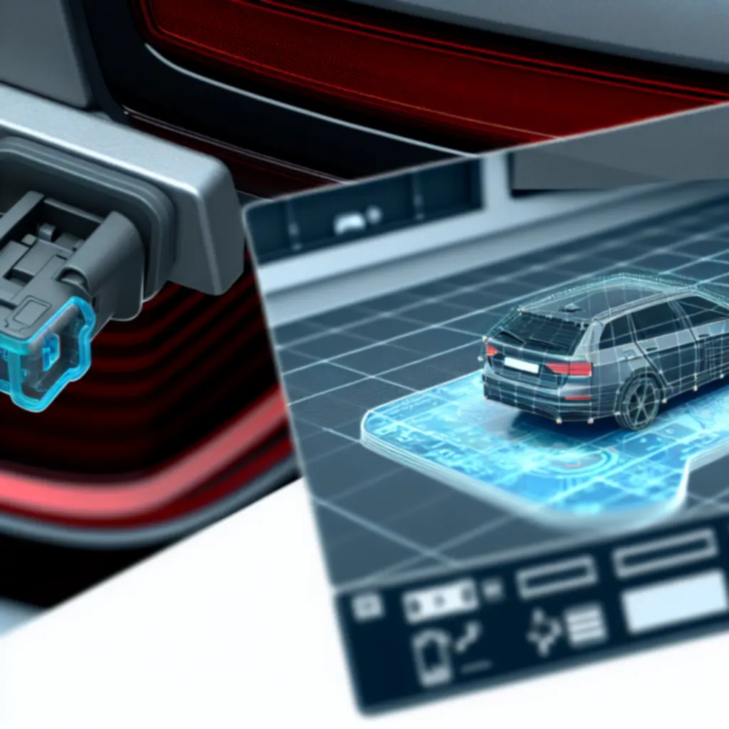 Czujniki parkowania i cofania zamontowane w zderzaku