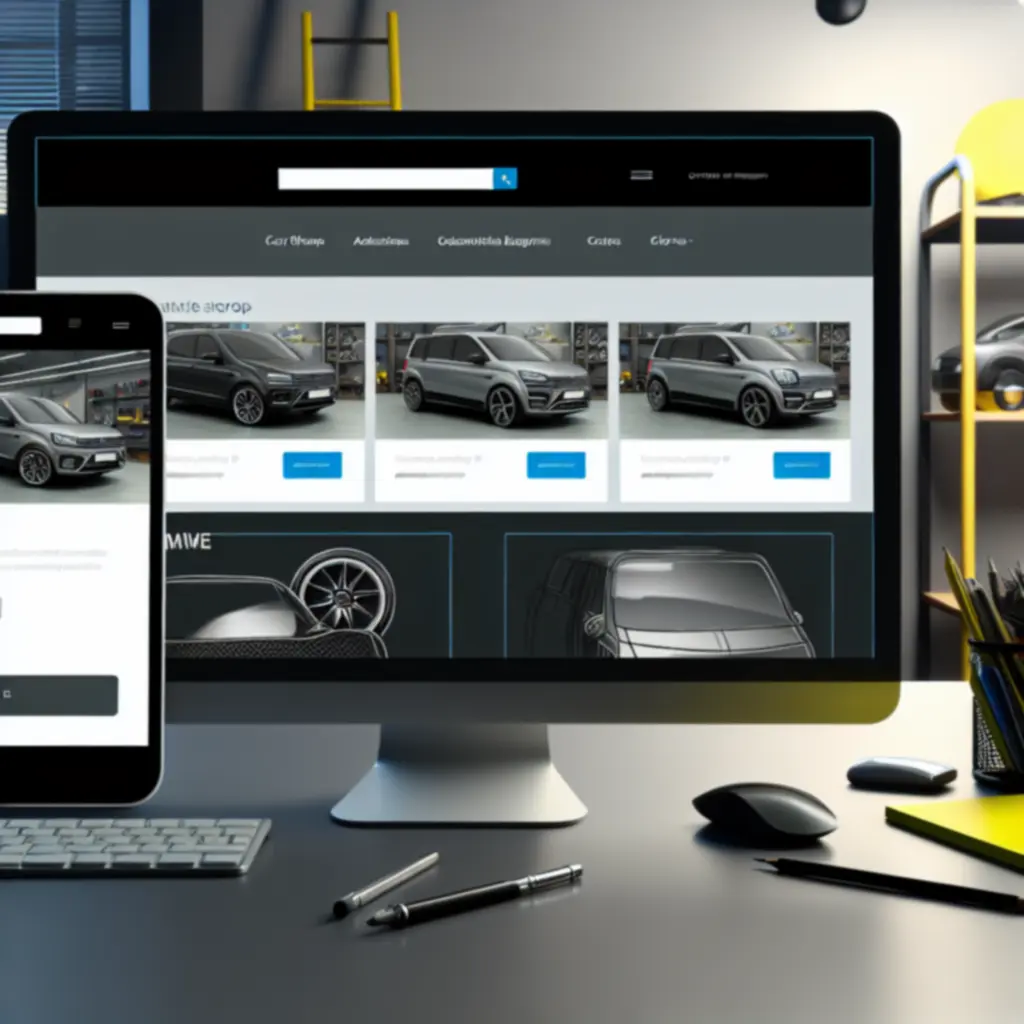 Nowoczesny sklep motoryzacyjny Drive Market PL